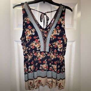 Classy, Floral, Flowy tank top
